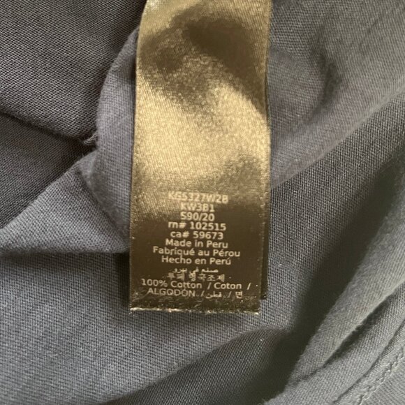 John Varvatos Star USA Mens Navy Blue Short Sleeve Rows of Stars Graphic T-Shirt - Picture 9 of 9